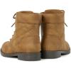 imageThe Childrens Place Girls Lace Up Combat BootTan Quilted