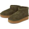 imageThe Childrens Place Girls Mini Ankle Platform Boot FauxFur LinedOlive