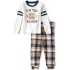 imageThe Childrens Place Baby Family Matching Football Pajama Sets CottonTis the Season