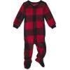 imageThe Childrens Place Baby and Kids Sibling Matching Christmas Pajama Sets FleeceRedBlack Check