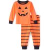 imageThe Childrens Place Baby and Toddler Halloween Pumpkin Pajamas CottonPumpkin 2 Piece