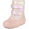 imageThe Childrens Place Girls Faux Fur Trim Winter Snow BootPink