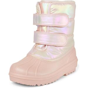 imageThe Childrens Place Girls Faux Fur Trim Winter Snow BootPink