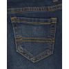 imageThe Childrens Place Baby Boys and Toddler Multipack Basic Stretch Straight Leg JeansAged IndigoHarland 2 Pack
