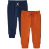 imageThe Childrens Place Baby Boys and Toddler Active Fleece Jogger Pants 2 PackSunstoneTidal 2pack