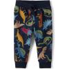imageThe Childrens Place Baby Boys and Toddler Fleece Jogger Pants Blue Dino 3 Years