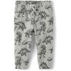 imageThe Childrens Place Baby Boys and Toddler Fleece Jogger Pants Grey Dino 3 Years