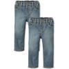 imageThe Childrens Place Baby Boys and Toddler Multipack Basic Bootcut JeansTide Pool 2pack