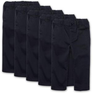 imageThe Childrens Place Baby Boys Uniform Skinny Chino PantsNew Navy 5pack