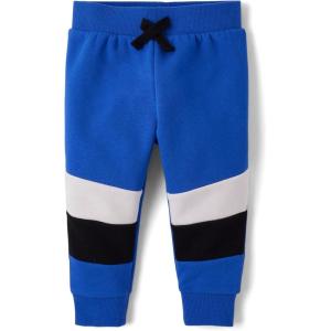 imageThe Childrens Place Baby Boys and Toddler Fleece Jogger Pants Cool Cobalt 3 Years