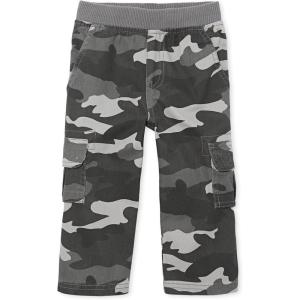 imageThe Childrens Place Baby Toddler Boys Pull on Cargo PantsSteamboat Single