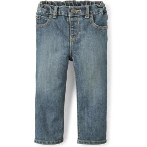 imageThe Childrens Place Baby and Toddler Boys Basic Bootcut JeansTide Pool Single