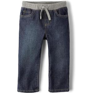 imageThe Childrens Place Boys Baby and Toddler Pull on Straight JeansLiberty Blue