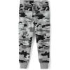 imageThe Childrens Place Boys Active Fleece Jogger PantsBlack Grey Camo