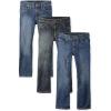 imageThe Childrens Place Boys Multipack Basic Bootcut JeansDark JupiterDustbowl WashMed Indigo 3pack