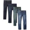 Carbon Wash/Deep Blue Wash/Dark Juptier/Dark Rinse Wash 4-pack