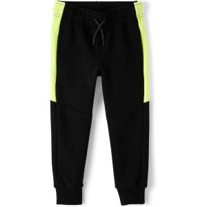 imageThe Childrens Place Boys Active Scuba Knit Jogger PantsBlack
