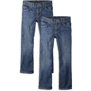 imageThe Childrens Place Boys Multipack Basic Bootcut JeansDark Jupiter 2pack