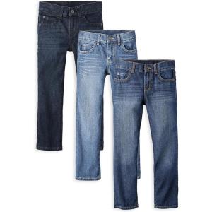 imageThe Childrens Place Boys Multipack Basic Straight Leg JeansCarbon WashDeep Blue WashDark Juptier 3pack