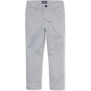 imageThe Childrens Place Boys Stretch Chino PantsFin Gray Single