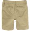 imageThe Childrens Place Boys Stretch Chino ShortsFlax 2pack