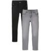 imageThe Childrens Place Boys Multipack Basic Stretch Skinny JeansBlack WashDove Gray Wash 2pack