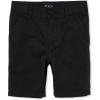 imageThe Childrens Place Boys Stretch Chino ShortsBlack Single