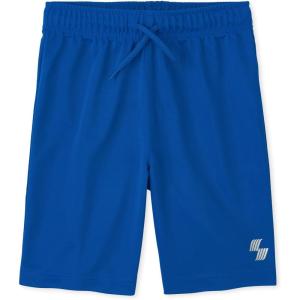 imageThe Childrens Place Boys Athletic Basketball ShortsBright Quench Blue