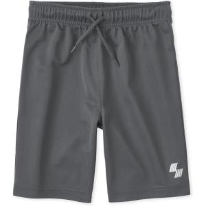 imageThe Childrens Place Boys Athletic Basketball ShortsDark Grey