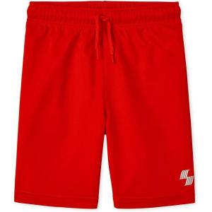 imageThe Childrens Place Boys Athletic Basketball ShortsRed