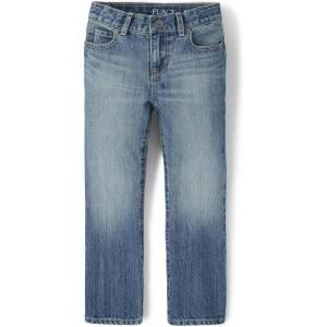 imageThe Childrens Place Boys Basic Bootcut JeansPierce Wash Single