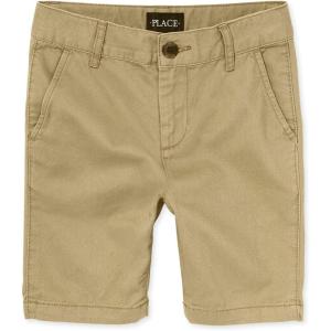 imageThe Childrens Place Boys Stretch Chino ShortsFlax Single