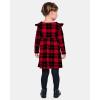 imageThe Childrens Place Baby Girls and Toddler Long Sleeve Casual DressesBlack Red Flutter