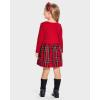 imageThe Childrens Place Baby Girls and Toddler Long Sleeve Casual DressesClassic Red Plaid