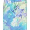 imageThe Childrens Place babygirls And Toddler Long Sleeve Active Shirt and Pant 2 Piece OutfitGreen Glow Tie Dye