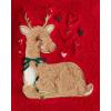 imageThe Childrens Place babygirls And Toddler Long Sleeve Active Shirt and Pant 2 Piece OutfitHoliday Reindeer Sherpa