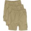 imageThe Childrens Place Baby Boys Pull On Cargo ShortsFlax 3pack