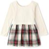 White Daisy Plaid