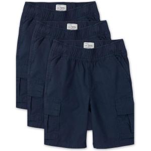 imageThe Childrens Place Baby Boys Pull On Cargo ShortsTidal 3pack