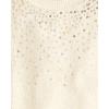 imageThe Childrens Place Baby Girls and Toddler Long Sleeve Sweater DressBeaded White Daisy