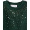 imageThe Childrens Place Baby Girls and Toddler Long Sleeve Sweater DressForest Green