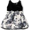 imageThe Childrens Place Baby Girls and Toddler Sleeveless Dressy DressesBlack White Floral