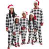 imageThe Childrens Place Baby Toddler 2 Piece Family Matching Thermal Pajamas SetsBlackWhite Check