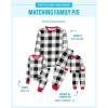 imageThe Childrens Place Baby Toddler 2 Piece Family Matching Thermal Pajamas SetsBlackWhite Check