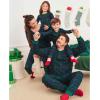 imageThe Childrens Place Baby Toddler 2 Piece Family Matching Thermal Pajamas SetsGreen Tartan