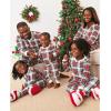 imageThe Childrens Place Baby Toddler 2 Piece Family Matching Thermal Pajamas SetsRed Tartan Plaid