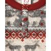 imageThe Childrens Place Baby Toddler 2 Piece Family Matching Thermal Pajamas SetsWinter Fairisle