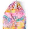 imageThe Childrens Place Girls Long Sleeve Fleece Zip Up One Piece PajamaUnicorn Sparkle Pink