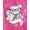imageThe Childrens Place Girls Long Sleeve Top and Pants 2 Piece Pajama SetCat Reading