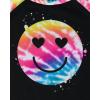 imageThe Childrens Place Girls Long Sleeve Top and Pants 2 Piece Pajama SetRetro Happy Face